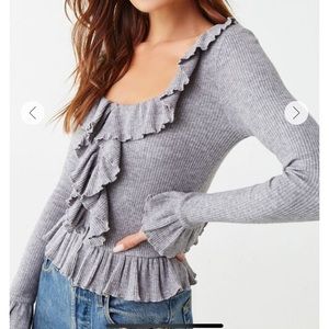 Forever21 Ruffle Top